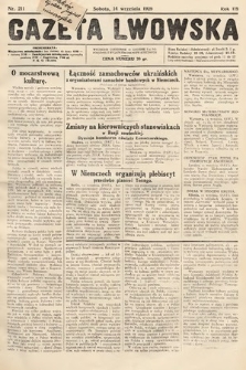 Gazeta Lwowska. 1929, nr 211