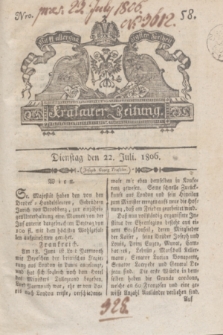 Krakauer Zeitung.1806, Nro. 58 (22. Juli) + dod.