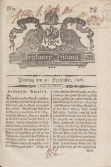 Krakauer Zeitung.1806, Nro. 78 (30 September) + dod.