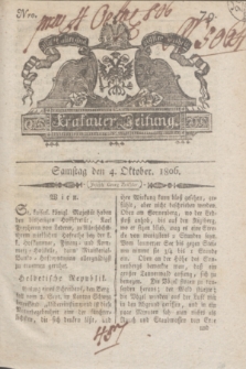 Krakauer Zeitung.1806, Nro. 79 (4 Oktober) + dod.