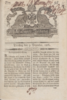 Krakauer Zeitung.1806, Nro. 98 (9 Dezember) + dod.