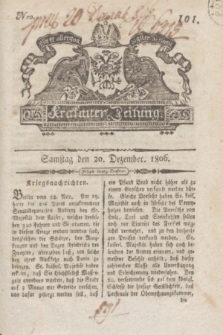 Krakauer Zeitung.1806, Nro. 101 (20 Dezember) + dod.