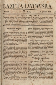 Gazeta Lwowska. 1840, nr 142