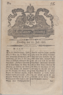 Krakauer Zeitung.1808, Nr. 56 (12 Juli) + dod.
