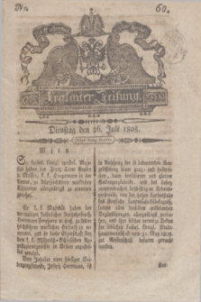 Krakauer Zeitung.1808, Nr. 60 (26 Juli) + dod.