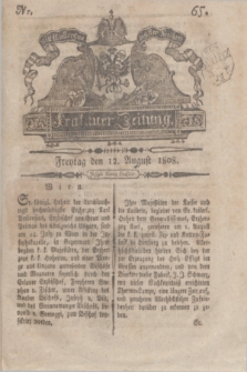 Krakauer Zeitung.1808, Nr. 65 (12 August) + dod.