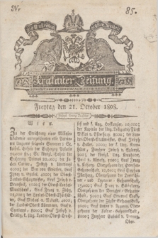 Krakauer Zeitung.1808, Nr. 85 (21 October) + dod.