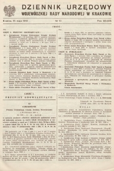Dziennik Urzędowy Wojewódzkiej Rady Narodowej w Krakowie. 1951, nr 10 |PDF|