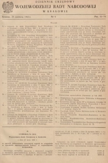 Dziennik Urzędowy Wojewódzkiej Rady Narodowej w Krakowie. 1963, nr 6 |PDF|