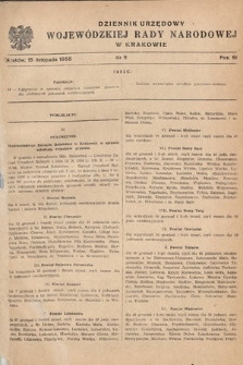 Dziennik Urzędowy Wojewódzkiej Rady Narodowej w Krakowie. 1955, nr 11 |PDF|