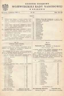 Dziennik Urzędowy Wojewódzkiej Rady Narodowej w Krakowie. 1957, nr 10 |PDF|