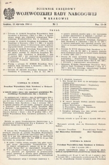 Dziennik Urzędowy Wojewódzkiej Rady Narodowej w Krakowie. 1966, nr 2 |PDF|