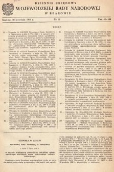 Dziennik Urzędowy Wojewódzkiej Rady Narodowej w Krakowie. 1966, nr 10 |PDF|
