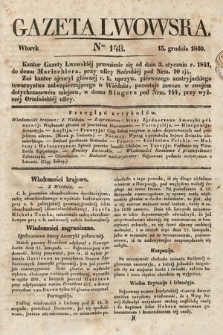 Gazeta Lwowska. 1840, nr 148