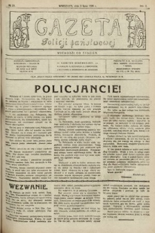 Gazeta Policji Państwowej. 1920, nr 27 |PDF|