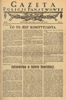 Gazeta Policji Państwowej. 1921, nr 30 |PDF|