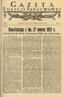 Gazeta Policji Państwowej. 1921, nr 35 |PDF|