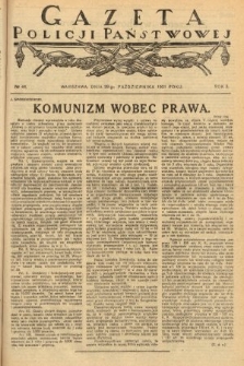 Gazeta Policji Państwowej. 1921, nr 44 |PDF|