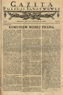 Gazeta Policji Państwowej. 1921, nr 46 |PDF|