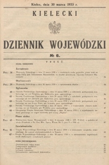 Kielecki Dziennik Wojewódzki. 1935, nr 6 |PDF|