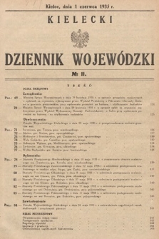 Kielecki Dziennik Wojewódzki. 1935, nr 11 |PDF|