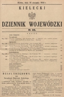 Kielecki Dziennik Wojewódzki. 1935, nr 20 |PDF|