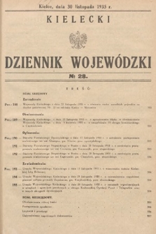 Kielecki Dziennik Wojewódzki. 1935, nr 28 |PDF|