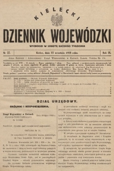 Kielecki Dziennik Wojewódzki. 1928, nr 27 |PDF|