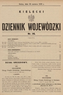 Kielecki Dziennik Wojewódzki. 1929, nr 26 |PDF|