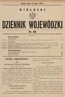 Kielecki Dziennik Wojewódzki. 1929, nr 28 |PDF|
