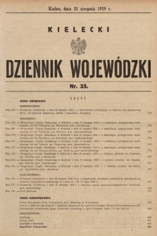 Kielecki Dziennik Wojewódzki. 1929, nr 35 |PDF|