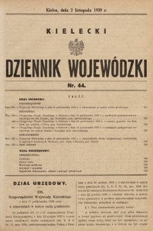 Kielecki Dziennik Wojewódzki. 1929, nr 44 |PDF|