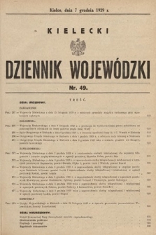 Kielecki Dziennik Wojewódzki. 1929, nr 49 |PDF|