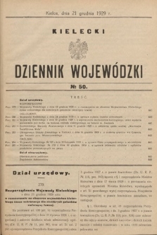 Kielecki Dziennik Wojewódzki. 1929, nr 50 |PDF|