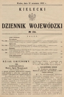 Kielecki Dziennik Wojewódzki. 1932, nr 23 |PDF|