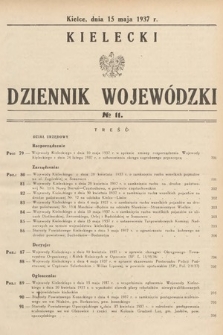 Kielecki Dziennik Wojewódzki. 1937, nr 11 |PDF|