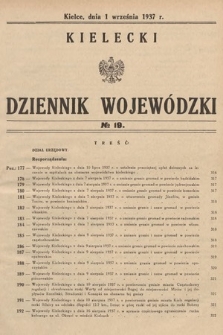 Kielecki Dziennik Wojewódzki. 1937, nr 19 |PDF|