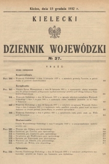 Kielecki Dziennik Wojewódzki. 1937, nr 27 |PDF|