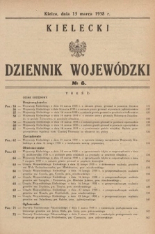 Kielecki Dziennik Wojewódzki. 1938, nr 6 |PDF|