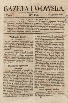 Gazeta Lwowska. 1840, nr 151