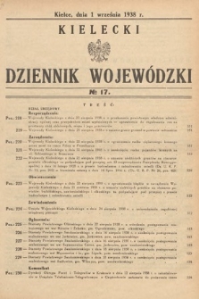 Kielecki Dziennik Wojewódzki. 1938, nr 17 |PDF|