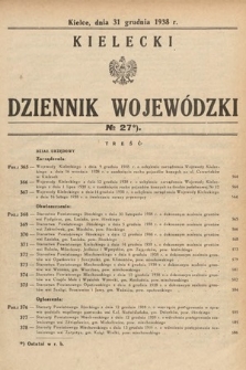 Kielecki Dziennik Wojewódzki. 1938, nr 27 |PDF|