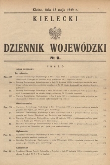 Kielecki Dziennik Wojewódzki. 1939, nr 9 |PDF|