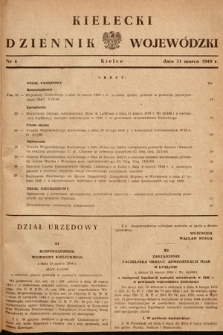 Kielecki Dziennik Wojewódzki. 1949, nr 4 |PDF|