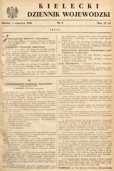 Kielecki Dziennik Wojewódzki. 1950, nr 7 |PDF|