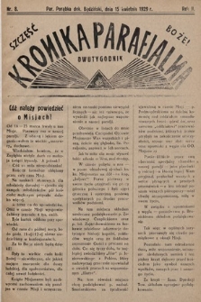 Kronika Parafjalna : dwutygodnik. 1929, nr 8 |PDF|