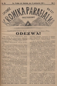 Kronika Parafjalna : dwutygodnik. 1929, nr 20 |PDF|