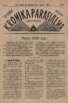 Kronika Parafjalna : dwutygodnik. 1930, nr 1 |PDF|