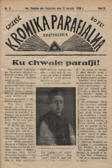 Kronika Parafjalna : dwutygodnik. 1930, nr 2 |PDF|