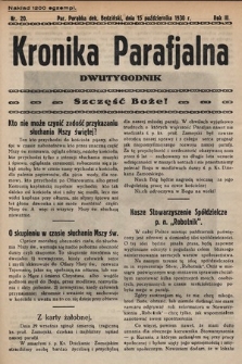 Kronika Parafjalna : dwutygodnik. 1930, nr 20 |PDF|